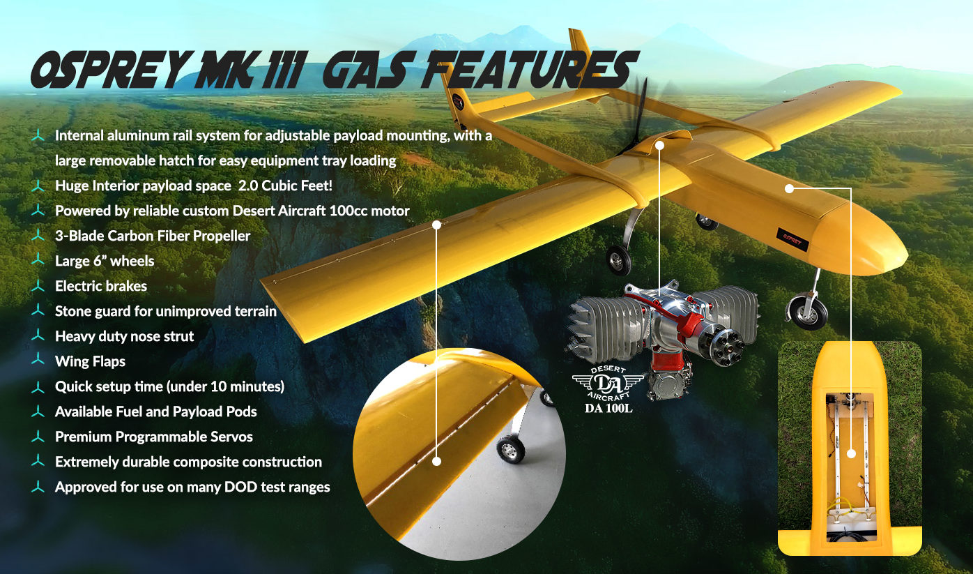 OSPREY MK III (GAS) UAV