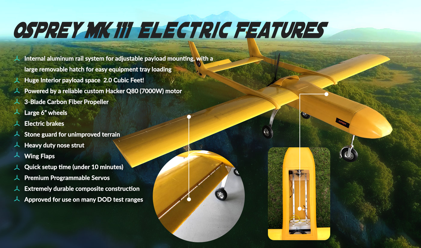 OSPREY MK III UAV (ELECTRIC)